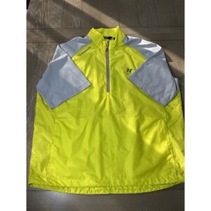 Kapalua Windbreaker Windwear Shirt XL Sunice Neon Yellow Short Sleeve Shirt